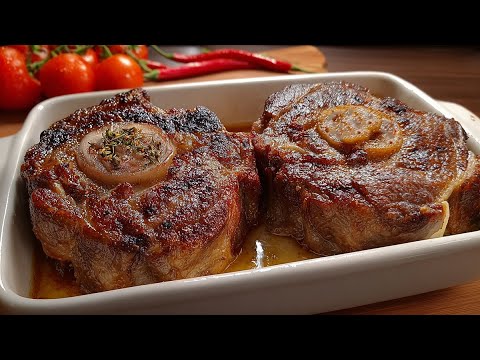 That kind of oven-baked meat my family tried for the first time — a delicious dinner!