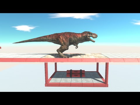 Dangerous Jumps Over TNT | Animal Revolt Battle Simulator