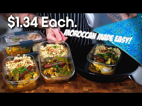 EASY, Delicious &  Affordable Meal Prep, Inspired By Moroccan Cuisine!