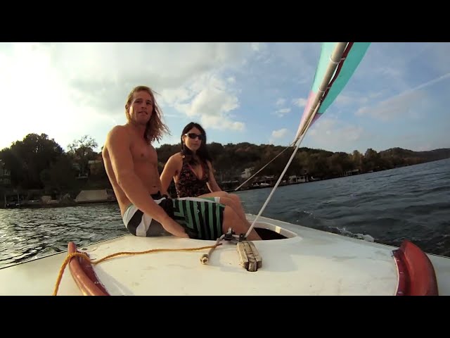 Sunfish Sailing on Lake Austin with Brooke 11/2011 | MicBergsma