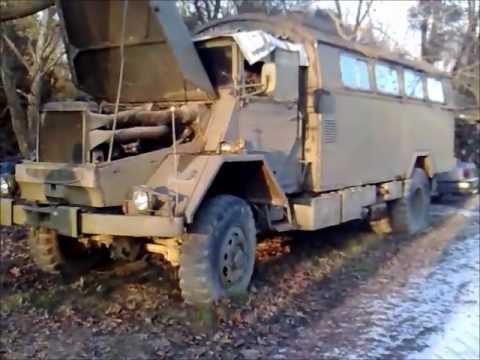 MAN Old Military Truck Start