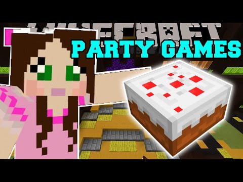 Minecraft: PARTY MINI-GAMES! (COIN JUMPING, VOLCANO PARKOUR, PIG FISHING!) Mini-Game