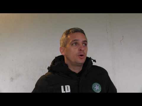 Post match interviews following the defeat to South Park.