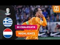 VAN DIJK DOET HET IN DE SLOTFASE!!??| Griekenland vs Nederland | EK 2024 Kwalificatie | Samenvatting