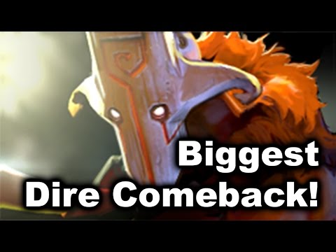 VP Vega - Biggest Dire Comeback in Dota 2 History!