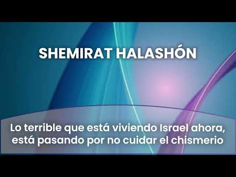 4 - Lo terrible que está viviendo Israel ahora, está pasando por no cuidar el chismerio.