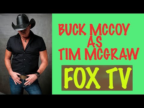 Buck McCoy is the Illusion of Tim McGraw. Fox TV.