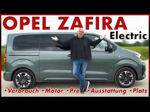Opel Zafira Electric - Better than VW ID.Buzz and Mercedes EQV? Test Review German 2025