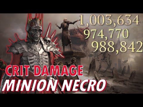 Best Minion Build - Necromancer Summoner and Critical Damage Guide | Diablo 4 | Minionmancer