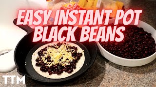EASY Instant Pot Black Beans