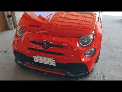 500 ABARTH CON COFANO BAD LOKK ROSSO 176