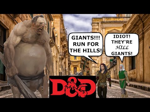 Hill giants of 5e—be careful if you mess with these dumb, savage brutes (D&D Compendium of Monsters)