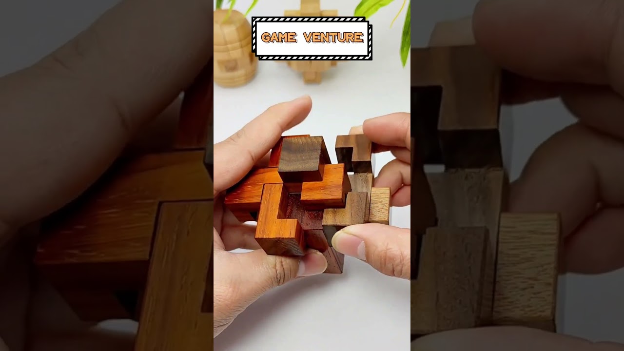 Disassemble the Luban Friendship Lock. #puzzle #shorts