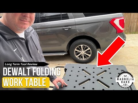 Dewalt Work Bench Folding Table Honest Review by Woodworker - Model DWST11556