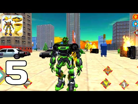 Robot Tornado Transform Shooting Games 2020 - Level 18-20 Part 5 (Android GamePlay Walkthrough)