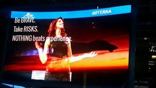 Carey Lohrenz speaking on stage
