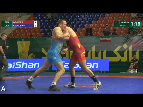 Final 5-6 GR - 98 kg: P. OEHLER (GER) df. V. VASYLIEV (UKR), 7-0