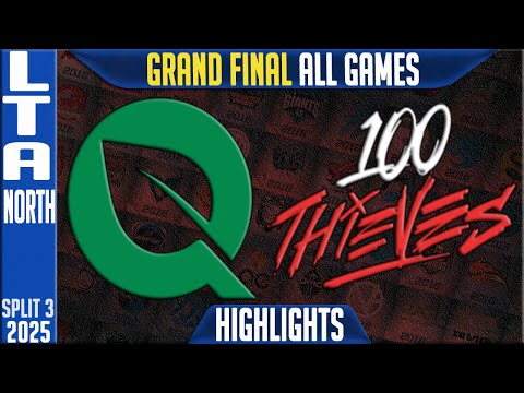 FLY vs 100T ALL GAMES Highlights | LTA North Grand Final Playoffs 2025 | FlyQuest vs 100 Thieves