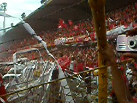 "Salida America de Cali final 2008" Barra: Baron Rojo Sur • Club: América de Cáli