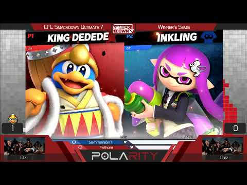 CFL Smackdown Ultimate 212 - DiZ (King Dedede) vs Dyr (Inkling) - Winners Semis