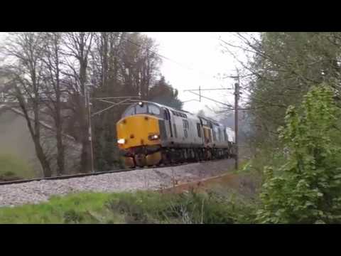 37602/37606 6k73 Sellafield - Crewe flasks, 19th April 2017