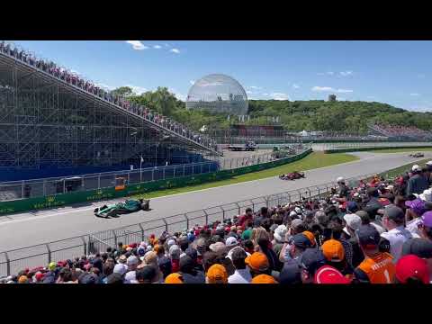 Canadian GP 2022 Double DRS Train