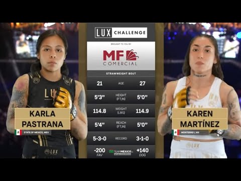 Karla Pastrana vs Karen Martínez en Lux 045