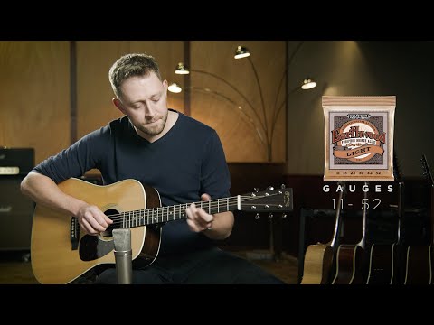 Демонстрация струн Ernie Ball Earthwood Phosphor Bronze