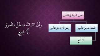 صورة الدرس 133   دخول النيابة في المأمور