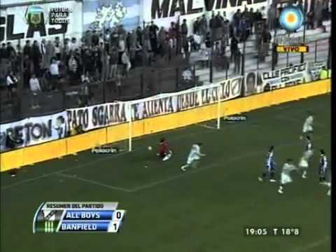 Juan Eluchans - Banfield vs All Boys - Apertura 2011