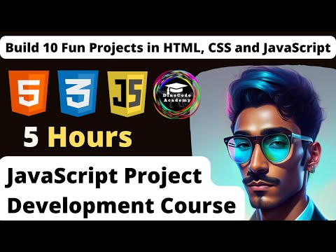 HTML CSS JS projects Beginner 10 projects using HTML CSS and JavaScript | Course for Beginners
