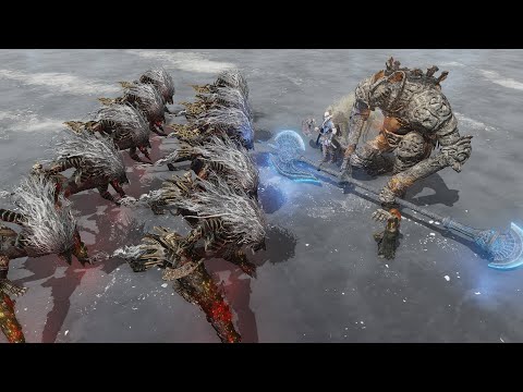 Radagon + Godfrey + Magic Golem Vs 10x Every Crumbling Farum Azula Units - Elden Ring