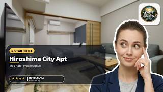 Hiroshima City Apt for 6Ppl Very Good Location - This Hotel Impressed Me | Hiros