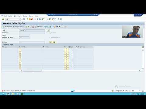 13 - ABAP Dictionary - Delivery Class and Data Browser/Table View Editing Options