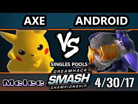 DHA 2017 SSBM - A | Android (Sheik) Vs. Tempo | Axe (Pikachu) - Smash Melee