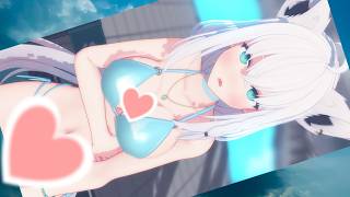 【ホロライブMMD】『アニマル(Vo.白上フブキ)』by 水着白上フブキ【4K】