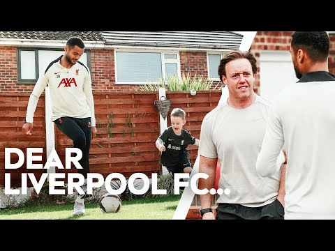 'Tell them Cody Gakpo's in ours!' | Emotional surprise for incredible dad Sean | Dear Liverpool FC