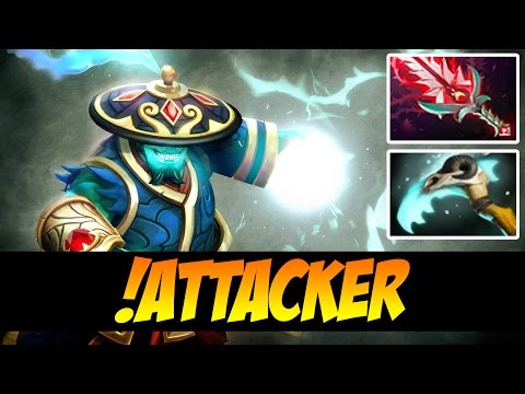 !Attacker 7999MMR Plays Storm Spirit WITH BLOODTHORN - Dota 2