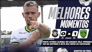 RIO BRANCO 0 X 1 PORTO VITÓRIA | MELHORES MOMENTOS |QUARTAS DE FINAL-VOLTA| CAMPEONATO CAPIXABA 2026
