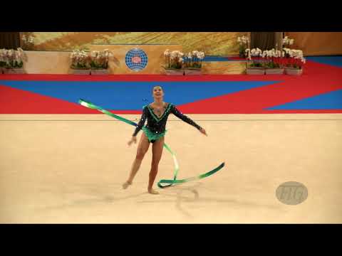 OEVERAAS Margit (NOR) - 2018 Rhythmic Worlds, Sofia (BUL) - Qualifications Ribbon