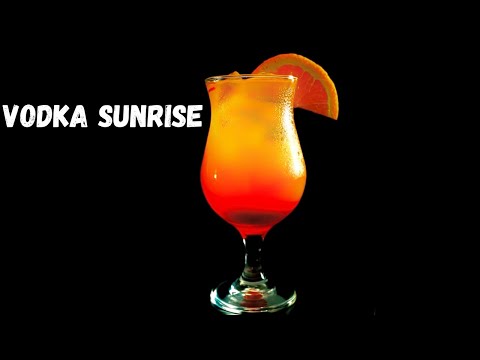 Vodka Sunrise | Easy Vodka Cocktail Recipe