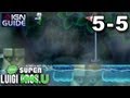 New Super Luigi U Secret Exit Walkthrough - Soda Jungle 5: Deepsea Stone-Eyes