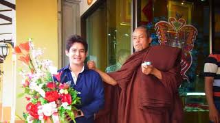 Kruba Krissana attended Akaranan Stores' Udonthani Branch Grand Opening Day