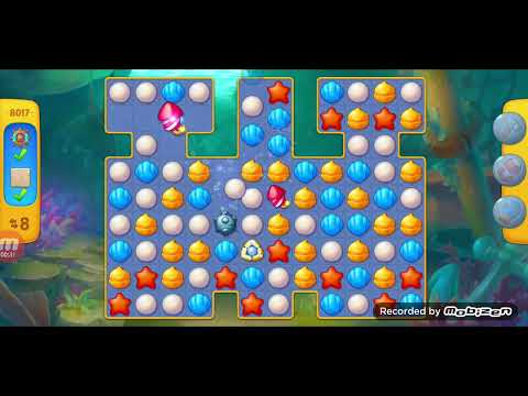 fishdom gameplay / level 8017 / thank you 피쉬돔 / 모바일 게임 / 구독 좋아요 눌러주세요 감사합니다 ~