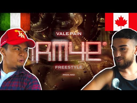 CANADIANS REACT TO ITALIAN RAP - VALE PAIN - RM4E FREESTYLE (Prod. NKO)