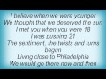 Denison Witmer - Sets Of Keys Lyrics