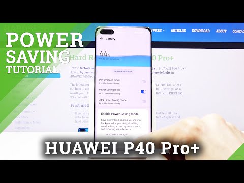 How to Turn On Power Saving Mode in HUAWEI P40 Pro+ - Low Power Solution