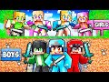 GIRL HUNTERS Vs BOY SPEEDRUNNERS In Minecraft