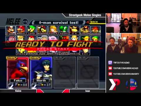 Streetgeek 14.08 - Kaiza (Falco) vs Ivan (Marth) - SSBM