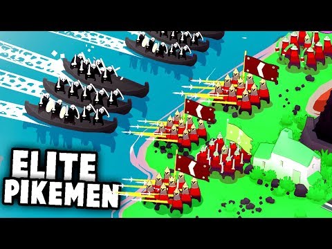 ELITE PIKEMEN! Defending the BEACHES With The BEST UNIT In The Game! (Bad North Gameplay)